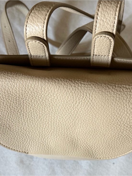 Cuyana Mini Leather Backpack in Stone main image 8